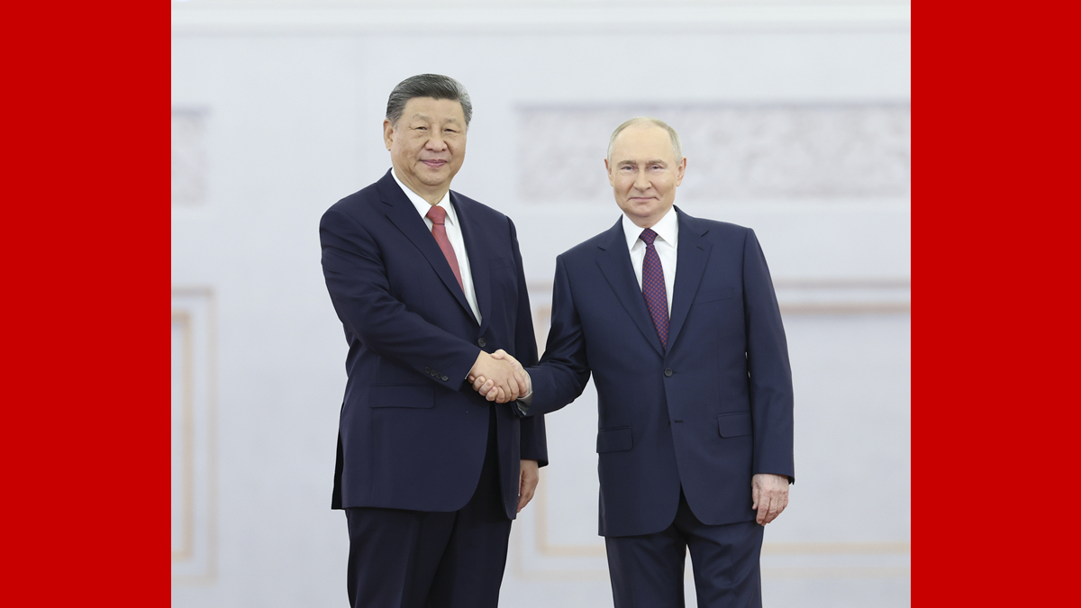 習近平同俄羅斯總統普京舉行會談